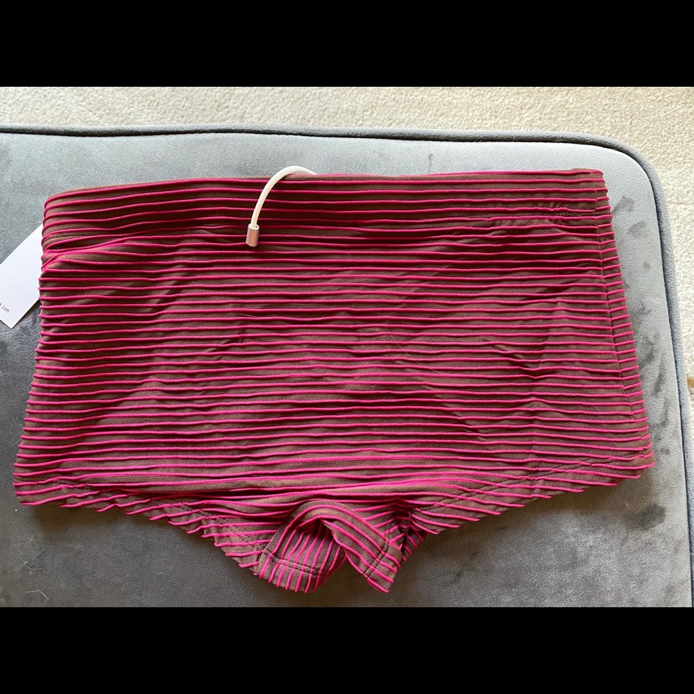 Mr Turk Ribbed Swim Trunks Sz M - Picture 2 of 4